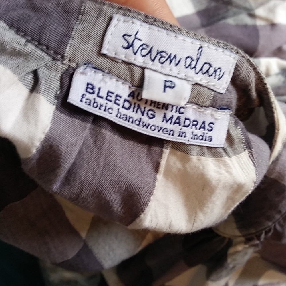 Steven Alan Authentic bleeding plaid‎ shirt dress - Picture 8 of 15